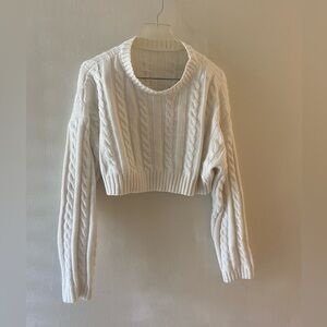 Beautiful cream color sweater! In great condition.